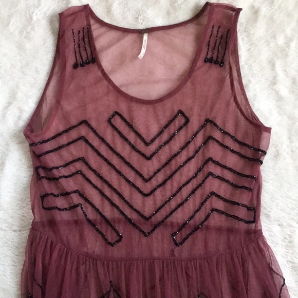 SOLD | Free People Embellished Slip - Picture 3 of 5